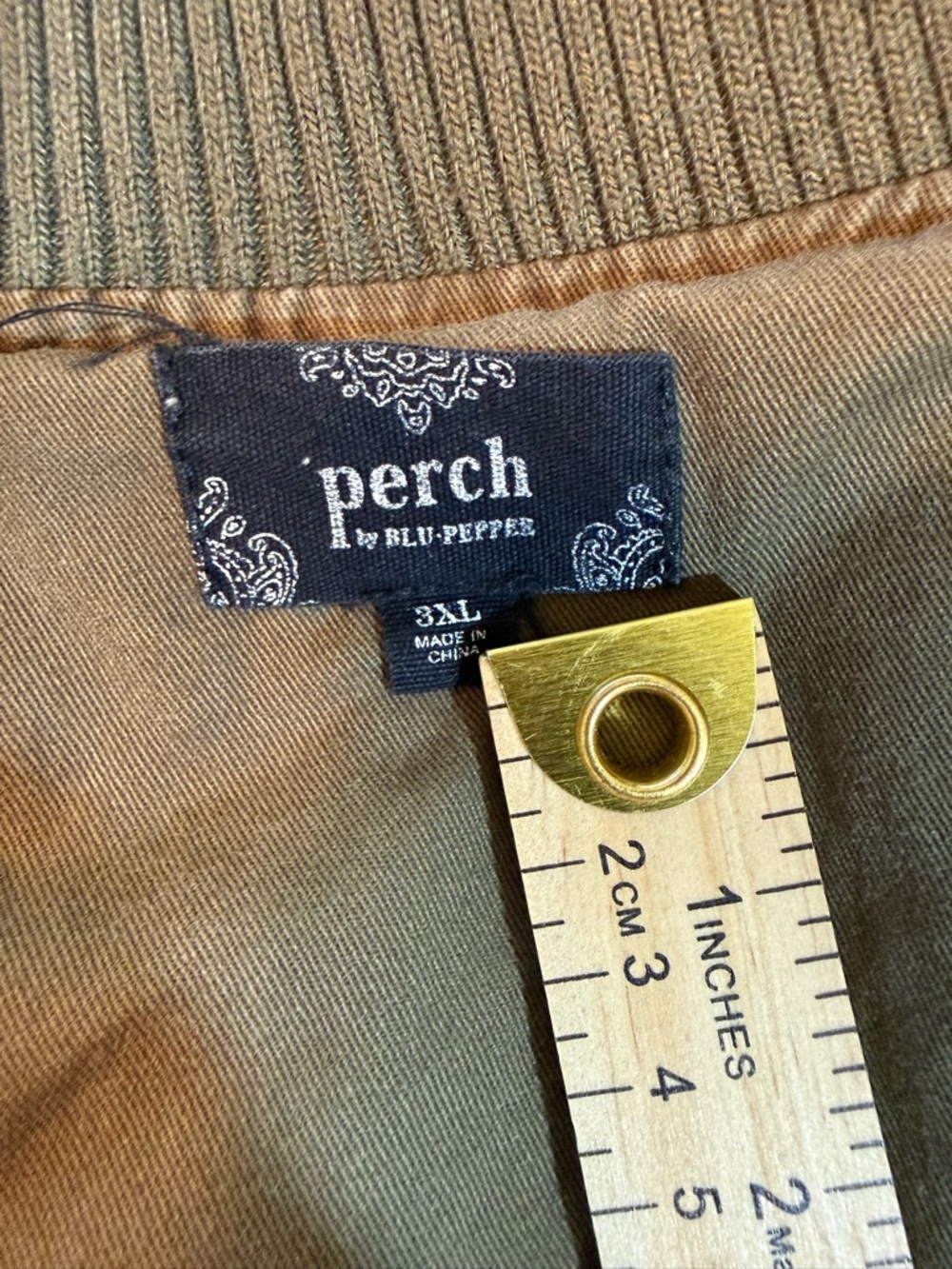 Perch By Blu Pepper Perch Olive Green Drawstring Longline Bomber Utility Jacket - Picture 12 of 14